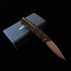 Mcusta MC-33C-SG10 25th Anniversary Shinra Take дръжка Bamboo Design Black G10/Copper Limited Edition 100бр.