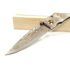 Mcusta MC-33RD 25th Anniversary Shinra Take Дръжка Mokume Damascus Limited Edition 50бр Mcusta MC-33RD 25th Anniversary Shinra Take Дръжка Mokume Damascus Limited Edition 50бр
