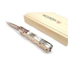 Mcusta MC-33RD 25th Anniversary Shinra Take Дръжка Mokume Damascus Limited Edition 50бр Mcusta MC-33RD 25th Anniversary Shinra Take Дръжка Mokume Damascus Limited Edition 50бр