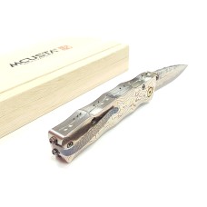 Mcusta MC-33RD 25th Anniversary Shinra Take Дръжка Mokume Damascus Limited Edition 50бр Mcusta MC-33RD 25th Anniversary Shinra Take Дръжка Mokume Damascus Limited Edition 50бр