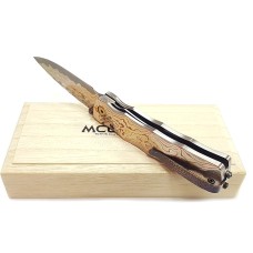 Mcusta MC-33RD 25th Anniversary Shinra Take Дръжка Mokume Damascus Limited Edition 50бр Mcusta MC-33RD 25th Anniversary Shinra Take Дръжка Mokume Damascus Limited Edition 50бр