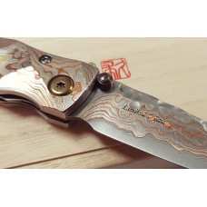Mcusta MC-33RD 25th Anniversary Shinra Take Дръжка Mokume Damascus Limited Edition 50бр Mcusta MC-33RD 25th Anniversary Shinra Take Дръжка Mokume Damascus Limited Edition 50бр