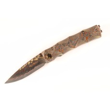 Mcusta MC-33RD 25th Anniversary Shinra Take Дръжка Mokume Damascus Limited Edition 50бр Mcusta MC-33RD 25th Anniversary Shinra Take Дръжка Mokume Damascus Limited Edition 50бр