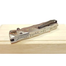Mcusta MC-33RD 25th Anniversary Shinra Take Дръжка Mokume Damascus Limited Edition 50бр Mcusta MC-33RD 25th Anniversary Shinra Take Дръжка Mokume Damascus Limited Edition 50бр