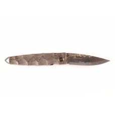 Mcusta MC-34RD 25th Anniversary Shinra Tsuchi Дръжка Mokume Damascus Limited Edition 50бр.