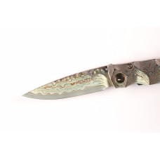 Mcusta MC-34RD 25th Anniversary Shinra Tsuchi Дръжка Mokume Damascus Limited Edition 50бр.