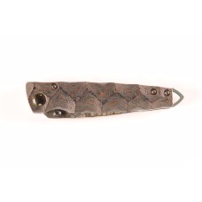 Mcusta MC-34RD 25th Anniversary Shinra Tsuchi Дръжка Mokume Damascus Limited Edition 50бр.