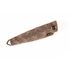 Mcusta MC-34RD 25th Anniversary Shinra Tsuchi Дръжка Mokume Damascus Limited Edition 50бр.