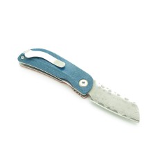 Mcusta MC-213D Petit VG-10 Damascus Orange/Blue Micarta сгъваем нож