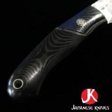 Mcusta-Mike Irie нож Sport 100 Damascus VG-10 Core Black Micarta-фиксирано острие
