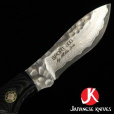 Mcusta-Mike Irie нож Sport 300 Damascus VG-10 Core Black Micarta-фиксирано острие