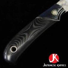 Mcusta-Mike Irie нож Sport 300 Damascus VG-10 Core Black Micarta-фиксирано острие