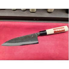 Funayuki-Kio Deba Sosaku Kurouchi 165mm Двустранно заточен- Риба