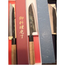 Kiyokane Японски Кухненски Нож Santoku Kouruchi 165mm Kiyokane Японски Кухненски Нож Santoku Kouruchi 165mm