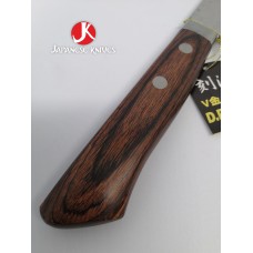 Matsutami нож на Главния готвач-Гиото-Шеф 180mm VG10 Damascus - Махагон