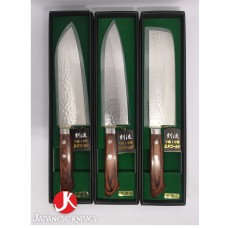 Matsutami нож на Главния готвач-Гиото-Шеф 180mm VG10 Damascus - Махагон