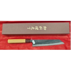 Mitokane Sajo Kiritsuke нож Gyuto-Chef knife Blue Steel  2, 210mm-Zelkova
