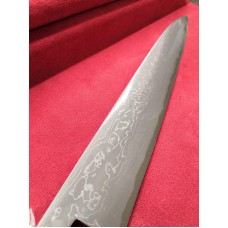 Kiokane нож Sashimi-Sujihiki-Yanagiba Blue Steel 2 Damascus 278mm Kiokane нож Sashimi-Sujihiki-Yanagiba Blue Steel 2 Damascus 278mm