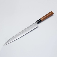 Kiokane нож Sashimi-Sujihiki-Yanagiba Blue Steel 2 Damascus 278mm Kiokane нож Sashimi-Sujihiki-Yanagiba Blue Steel 2 Damascus 278mm
