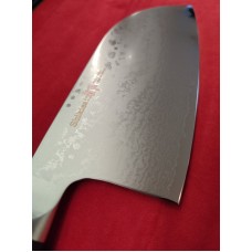 Shizu Shikisai MIYAKO нож Habahiro 160mm Damascus