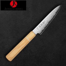 Sekiryu MOKUZAI Нож Пети-Petty 120mm VG-10 Damascus