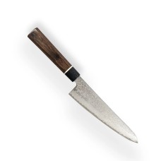 SENZO Black Damascus VG-10 нож Пети-Petty 143mm BD-03