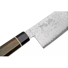 SENZO Black Damascus VG-10 нож Santoku-Сантоку 167mm BD-04 SENZO Black Damascus VG-10 нож Santoku-Сантоку 167mm BD-04