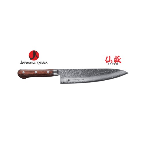 Senzo Universal VG-10 Damascus нож Гиото-Gyuto 210mm FT-03