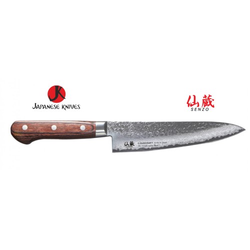 Senzo Universal VG-10 Damascus нож Гиото-Gyuto 180mm FT-02