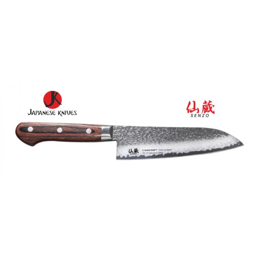 Senzo Universal VG-10 Damascus нож Сантоку-Santoku 165mm FT-01 Senzo Universal VG-10 Damascus нож Сантоку-Santoku 165mm FT-01